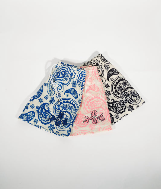 Paisley Mesh Shorts
