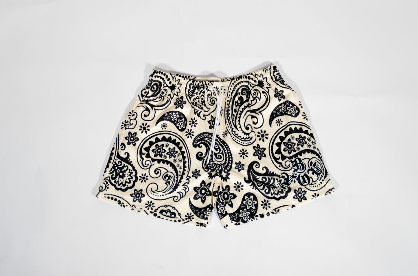 Paisley Mesh Shorts