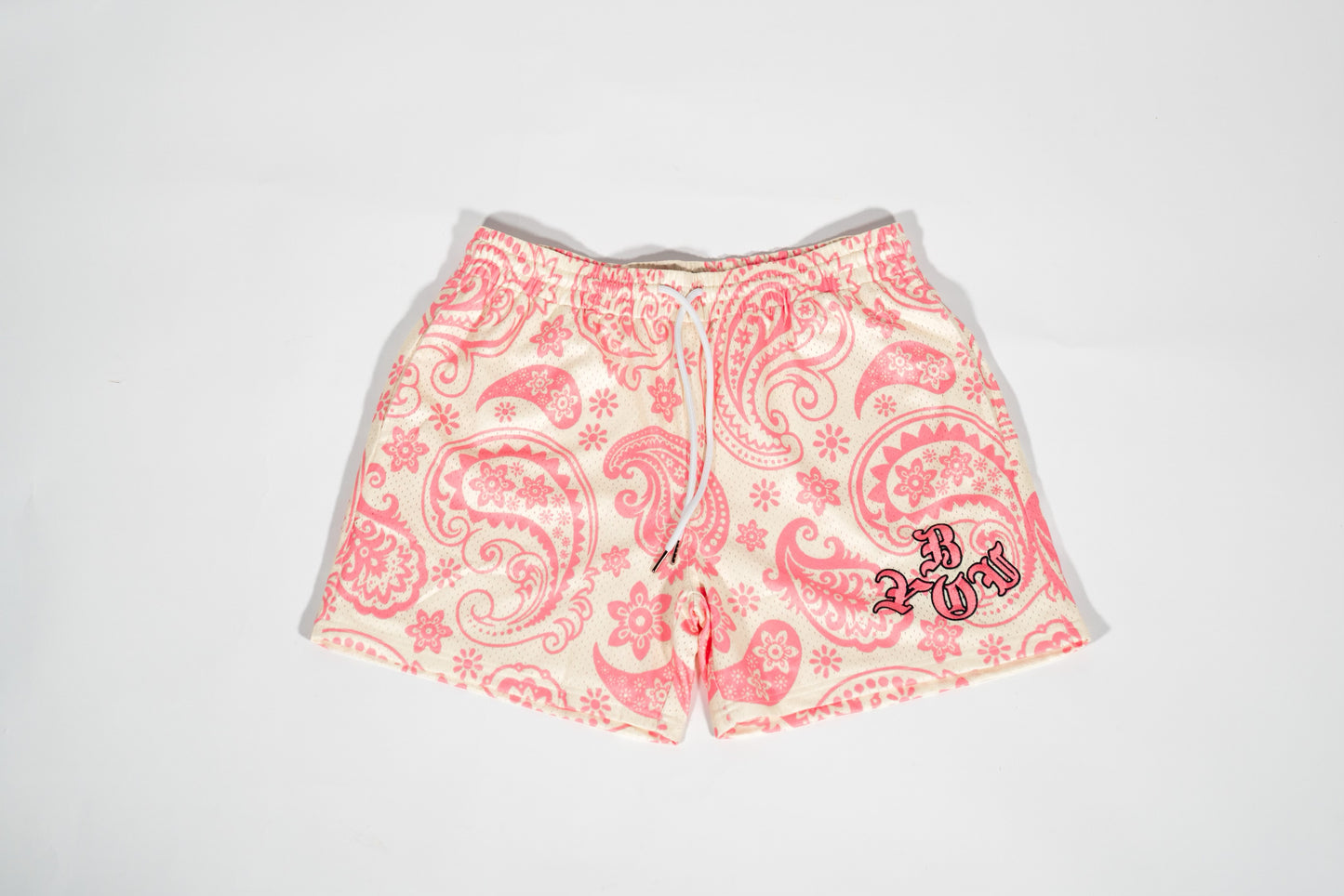 Paisley Mesh Shorts